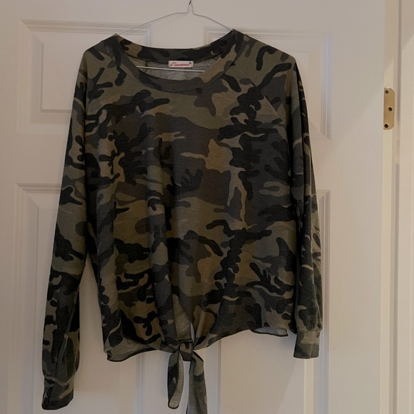 Maronie Camo tie bottom top - Picture 1 of 6